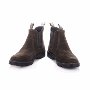 Barbour Patton Oiled Brown Suede Chelsea Boots